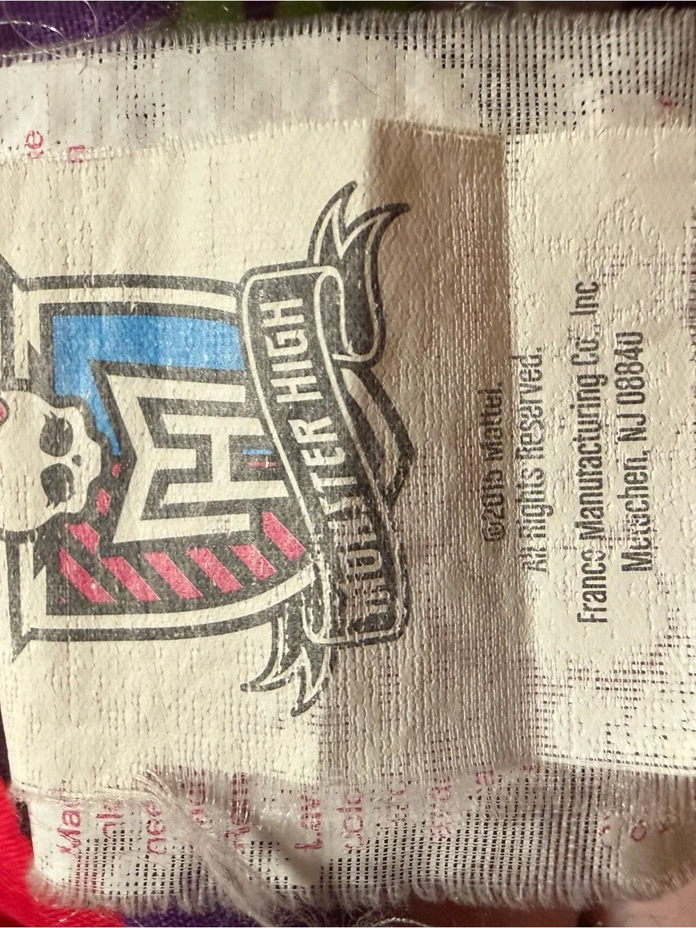 Monster High twin bedset. Comforter, fitted sheet, top sheet, pillowcase RARE
